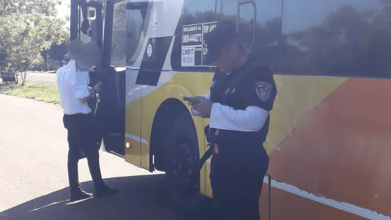 chofer detenido po conducir borracho