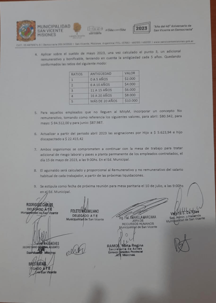 ¡Exclusivo!: Aumento salarial para empleados municipales alcanza el 54%