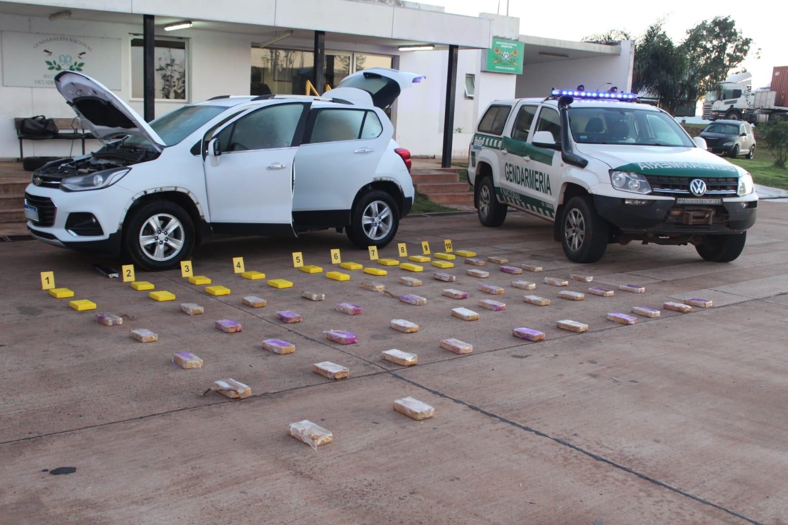 Capturado con 72 kilos de cocaína