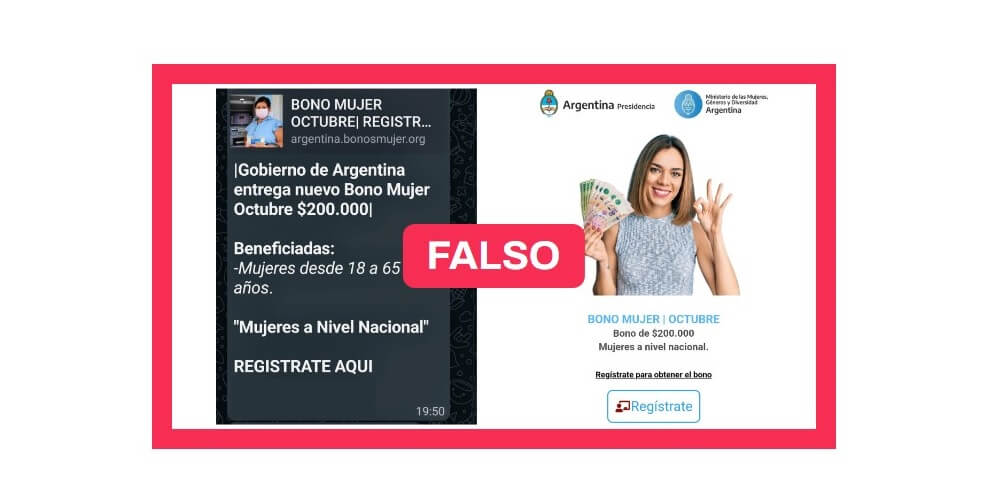 ¡Cuidado! Alertan sobre la estafa del “Bono Mujer”: lo que necesitas saber para no caer