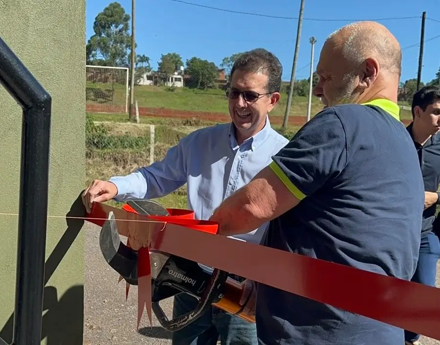 Inauguran el Centro de Entrenamiento para Bomberos Voluntarios en San Vicente. (Foto: Prensa Municipalidad de San Vicente)