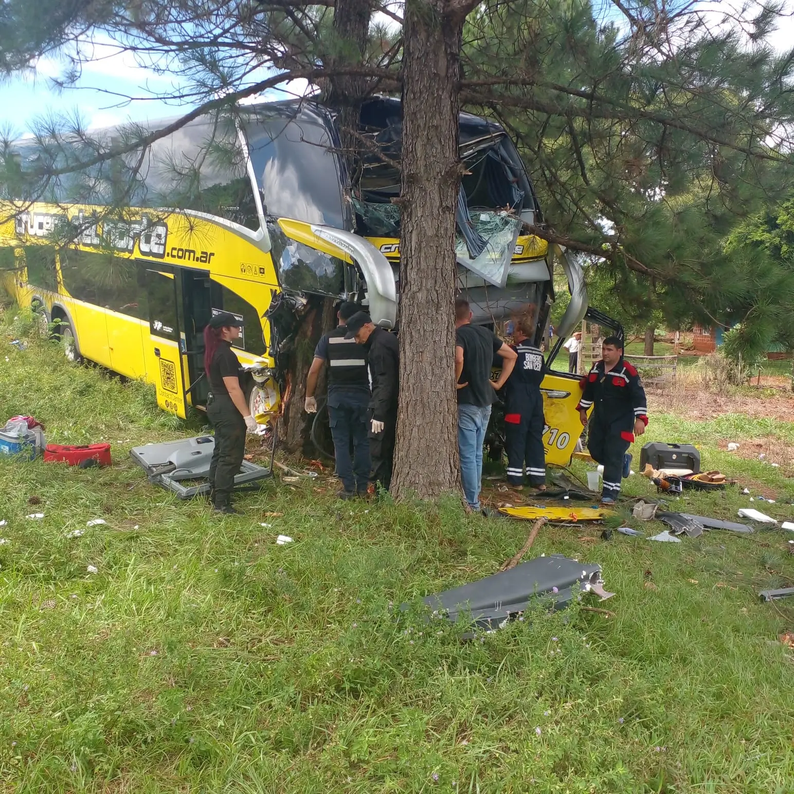 Triple colisión en Ruta 14: un fallecido y dos heridos graves en San Vicente