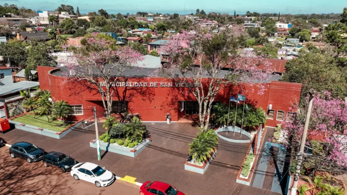 Foto Aérea de la Municipalidad de San Vicente