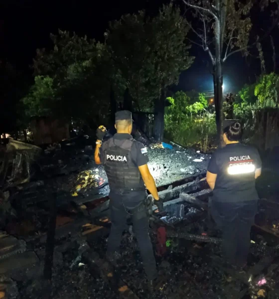 Incendio y tragedia familiar