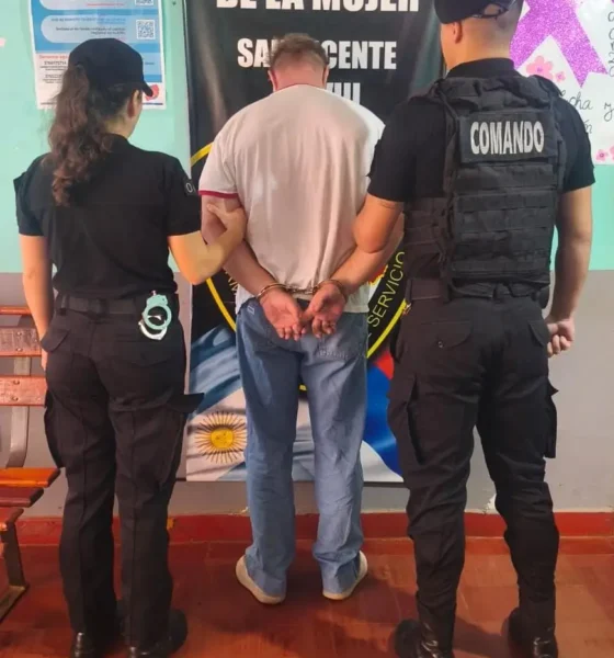 Violencia en San Vicente: cayó tras amenazas y romper restricción