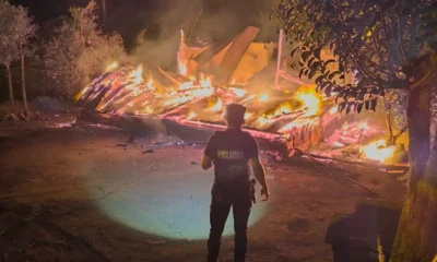 Tragedia en Dos de Mayo: una mujer murió en un incendio que destruyó su casa